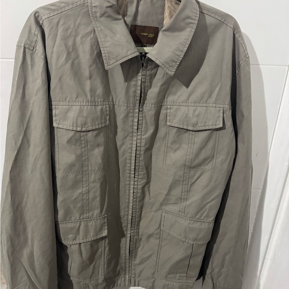 Robert Louis Men's Olive Military Jacket - Picture 5 of 5